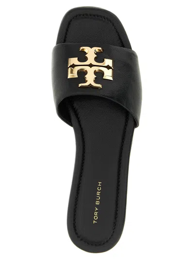Tory Burch Open Toe Flat Sole Gold-tone Hardware
