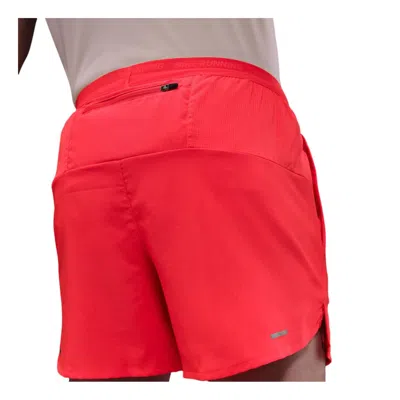 Nike Dri-fit Stride 5"" Hidden Lined Running Shorts 'bright Crimson' In Red