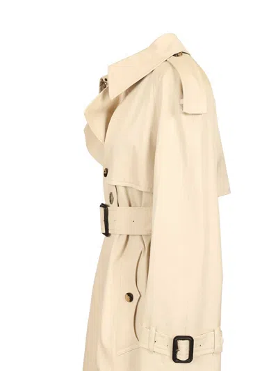 Burberry Fitzrovia Coats White In Neutral