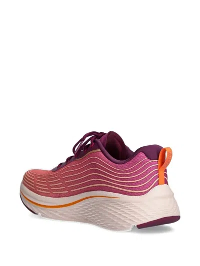 Skechers Wave-pattern Lace-up Sneakers In Pink