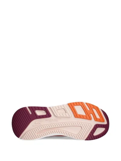 Skechers Wave-pattern Lace-up Sneakers In Pink