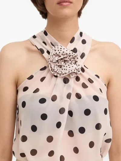 Sandro Ferrone Polka-dot Blouse In Multi