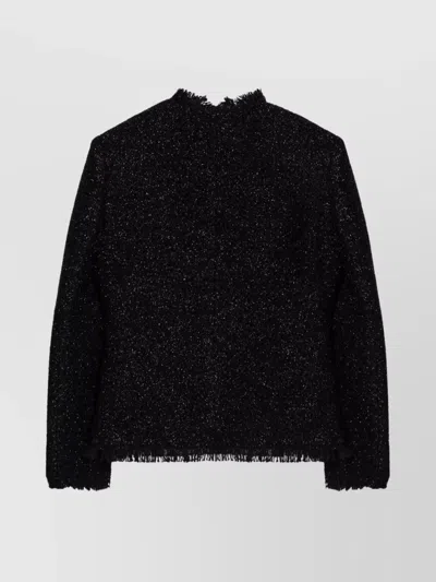 Givenchy Veste En Tweed Et Lurex In Black