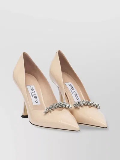 Jimmy Choo Embellished Patent Pointed Toe Pumps In Multi
