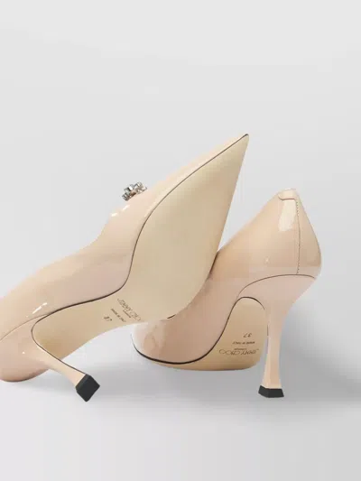 Jimmy Choo Embellished Patent Pointed Toe Pumps In Multi