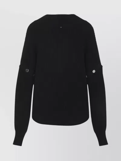 Sportmax Tay Oversized Jumper With Detachable Sleeves In Blue