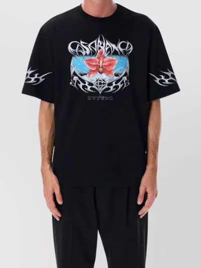 Casablanca Men's Galactic Connection T-shirt In Black