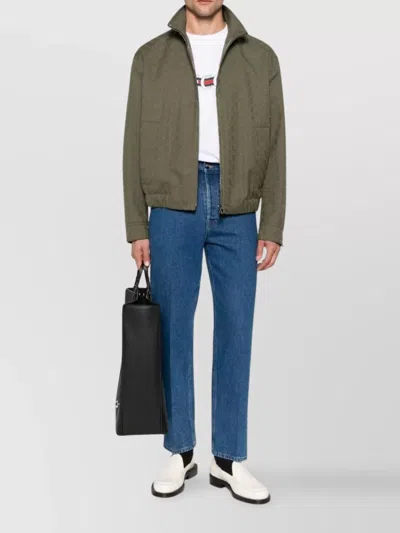 Gucci Men Slim Fit Denim Cotton Jeans In Blue
