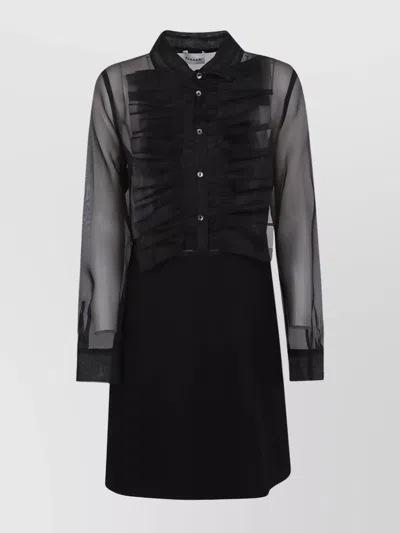 P.a.r.o.s.h Organza In Black