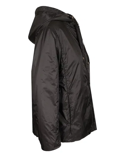 Max Mara The Cube Greenh Technical Fabric Jacket In Black