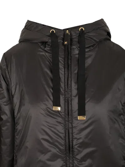 Max Mara The Cube Greenh Technical Fabric Jacket In Black