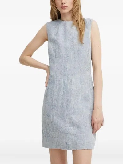 Tiger Of Sweden Sleeveless Mini Dress In Blue