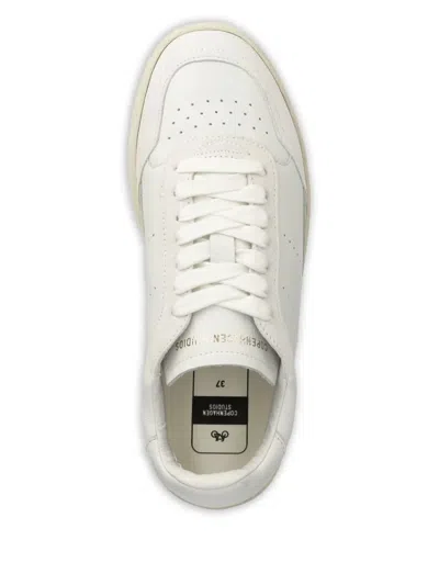Copenhagen Perforated Sneakers In White