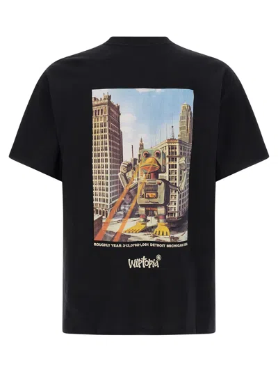 Carhartt Work In Progress Wiptopia Organic Cotton Graphic T-shirt In Black