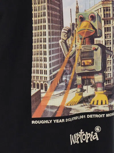 Carhartt Work In Progress Wiptopia Organic Cotton Graphic T-shirt In Black