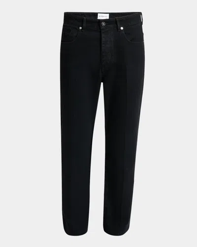 Givenchy Straight Fit Jeans With Crease Effect In Black