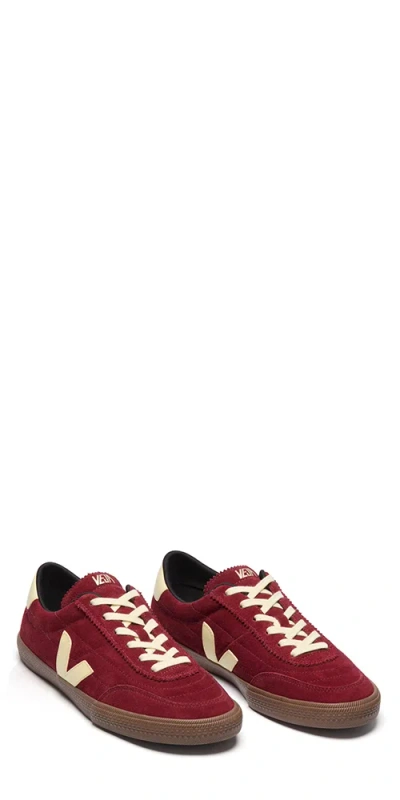 Veja Paneka Suede Sneakers Grenat Sun Bark In Multi