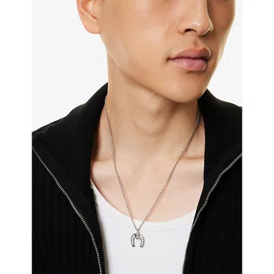 Vivienne Westwood Horace Pendant Necklace In Silver