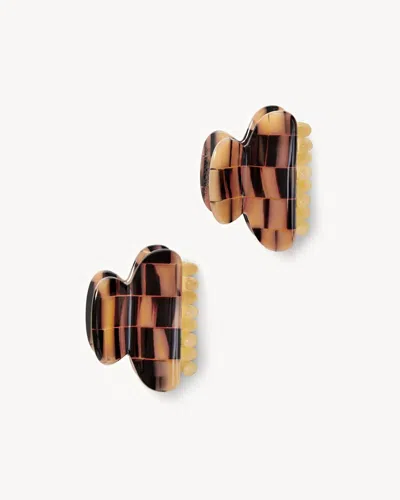 Machete Twin Heirloom Claws Blonde Checker In Black