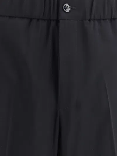 Giorgio Armani One Dart Pants In Black