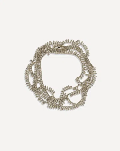 Brunello Cucinelli Silver Knotted Bracelet In Silver