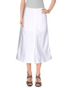 Alexander Wang T Midi Skirts In White