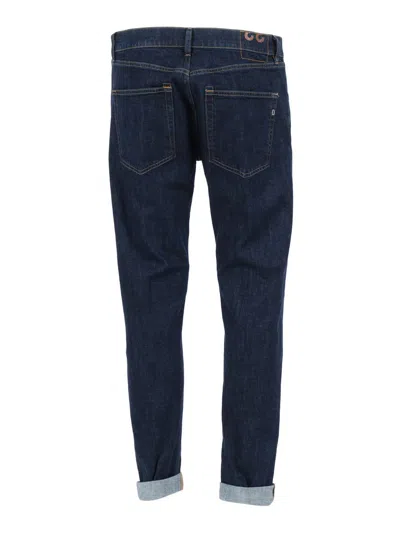 Dondup 'icon' Regular-fit Blue Jeans In Blue