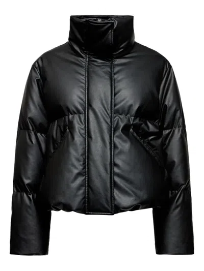 Mm6 Maison Margiela Mm6 By Maison Margiela Oversized Black Sports Jacket With Double-zipper Closure In Black