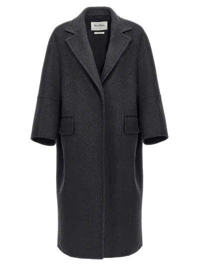 Max Mara Asburgo Wool And Cashmere Coat In Gray