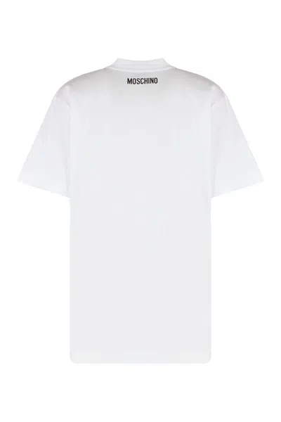 Moschino T-shirt With Print In White