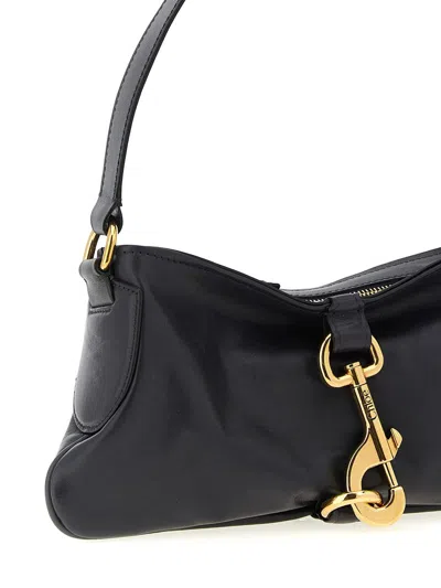 Chloé Kerala 25 Black Shoulder Bag In Navy Blue