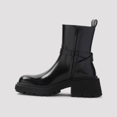 Jimmy Choo 'flat Chunky Sole Ankle Boots' In Black