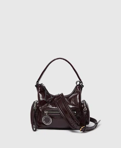 Stella Mccartney Dartmoor Shoulder Bag Adjustable Strap In Burgundy