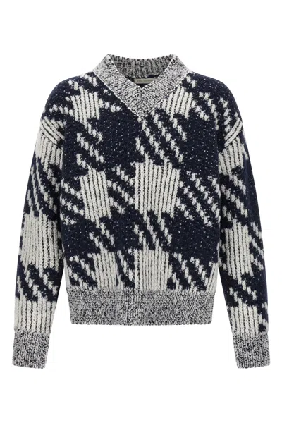Dries Van Noten Macao V Neck Sweater In Multi