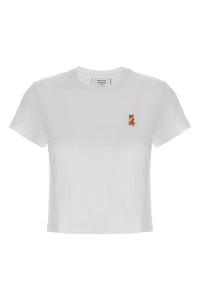 Maison Kitsuné Lady Fox T-shirt In White
