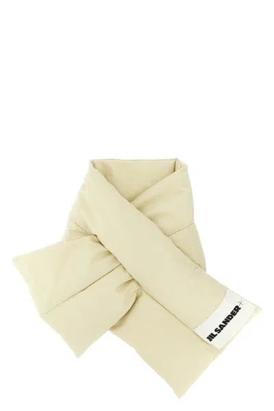 Jil Sander Down Scarf 01 Scarves And Foulards Beige In Neutral