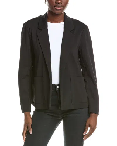 Eileen Fisher Wool Blazer In Black