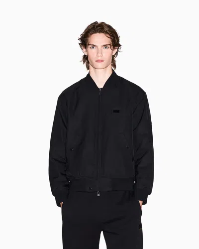 Armani Exchange Long Sleeve Casual Jacket In Black