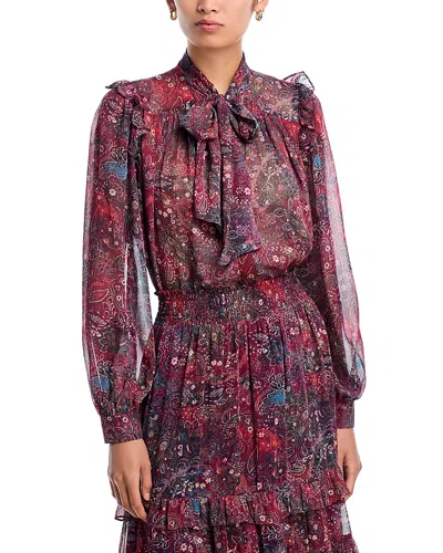 Aqua Paisley Boho Blouse - Exclusive In Multi