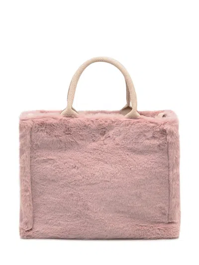 Marni Small Rectangular Tote Bag Handles In Pink