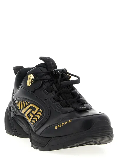 Balmain 'cosmic Dust' Sneakers In Black