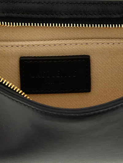 Jacquemus Le Bisou Perle Smooth Leather Bag In Black