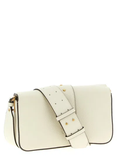 Pinko Love One Classic Slouchy Clutch In White