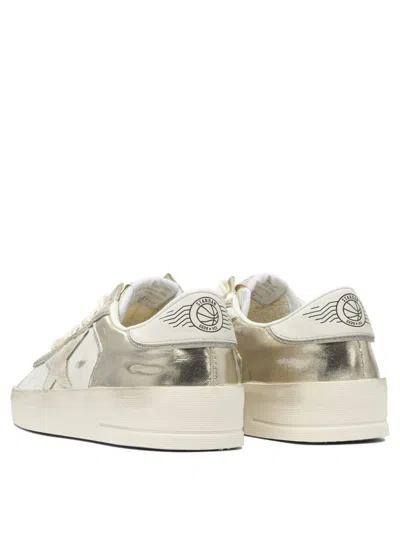 Golden Goose Low-top Sneakers With Suede And Leather Details In Multi