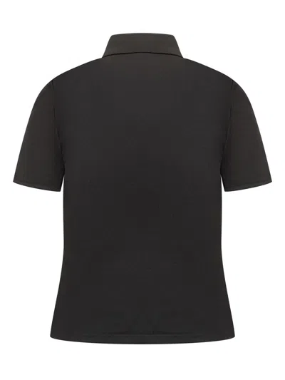 Courrèges Interlock Zipped Top In Black