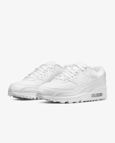 Nike Air Max 90 Premium Velour Sneaker In White