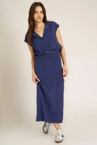 Project Social T No Secrets Collared Henley Top In Multi