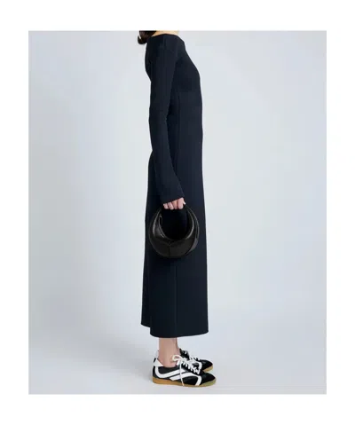 Proenza Schouler Slide Mini Napa Leather Shoulder Bag In Black