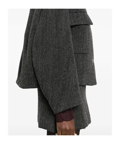 P.a.r.o.s.h Button-fastening Patch-pocket Jacket In Gray