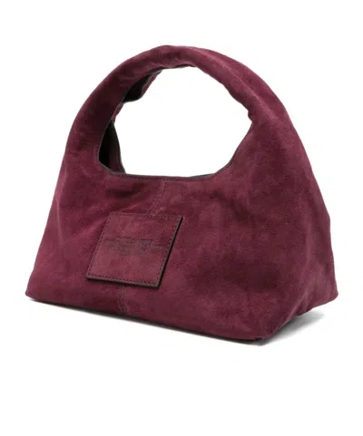 Marc Jacobs Mini Sack Bag Suede Finish In Purple